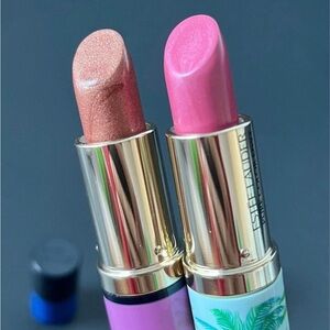 Estée Lauder Hi-Luster Lipstick Set 2PCs (Tiger Eye & Candy)